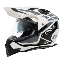 Ендуро каска O'NEAL SIERRA II R WHITE/BLACK/GRAY V.24