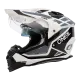 Ендуро каска ONEAL SIERRA II R WHITE/BLACK/GRAY V.24 - Мотокрос каски от марка ONeal