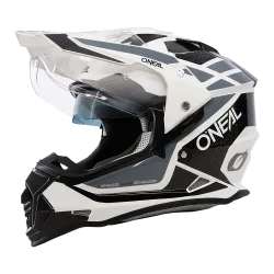 Ендуро каска O'NEAL SIERRA II R WHITE/BLACK/GRAY V.24