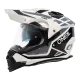 Ендуро каска ONEAL SIERRA II R WHITE/BLACK/GRAY V.24 - Мотокрос каски от марка ONeal