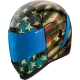 Каска ICON AIRFORM OLD GLORY GL със светещи елементи и Dropshield™ визьор