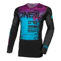 Мотокрос блуза O'NEAL MAYHEM SCARZ BLACK/BLUE V.24