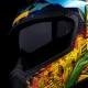 Каска ICON AIRFLITE Bugoid Blitz BL – Поликарбонатна, светеща в тъмното каска с Dropshield™