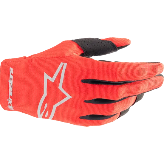 Мотокрос ръкавици ALPINESTARS RADAR 24 RED/SLV - Мотокрос ръкавици от марка Alpinestars