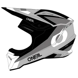 Каска O'NEAL 1SERIES STREAM BLACK/GRAY V.24