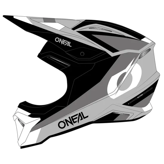 Каска ONEAL 1SERIES STREAM BLACK/GRAY V.24 - Мотокрос каски от марка ONeal