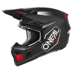 Мотокрос каска O'NEAL 3SERIES HEXX BLACK/WHITE/RED V.24