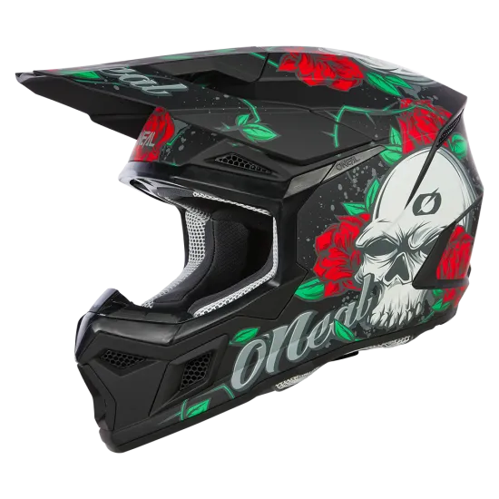 Мотокрос каска ONEAL 3SERIES MELANCIA BLACK/MULTI V.24 - Мотокрос каски от марка ONeal