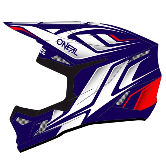 Мотокрос каска ONEAL 3SERIES VERTICAL BLUE/WHITE/RED V.24 - Мотокрос каски от марка ONeal