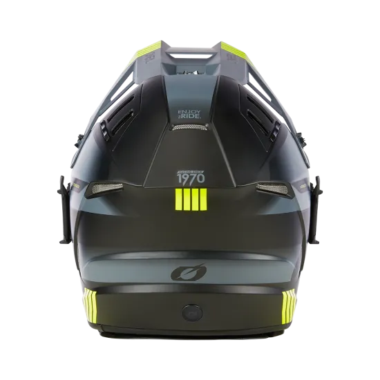 Ендуро каска ONEAL EX-SRS HITCH BLACK/GRAY/NEON YELLOW V.24 - Мотокрос каски от марка ONeal