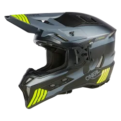 Ендуро каска O'NEAL EX-SRS HITCH BLACK/GRAY/NEON YELLOW V.24