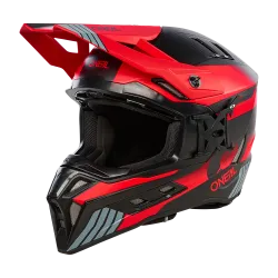 Ендуро каска O'NEAL EX-SRS HITCH BLACK/GRAY/RED V.24