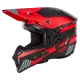 Ендуро каска ONEAL EX-SRS HITCH BLACK/GRAY/RED V.24 - Мотокрос каски от марка ONeal