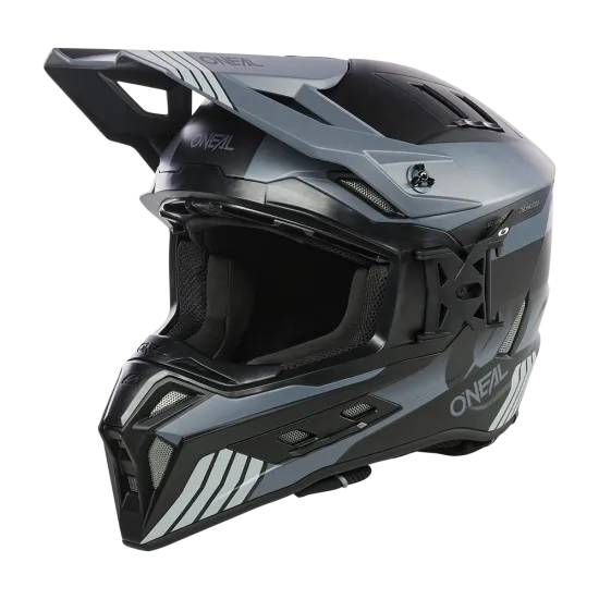 Ендуро каска ONEAL EX-SRS HITCH BLACK/GRAY V.24 - Мотокрос каски от марка ONeal
