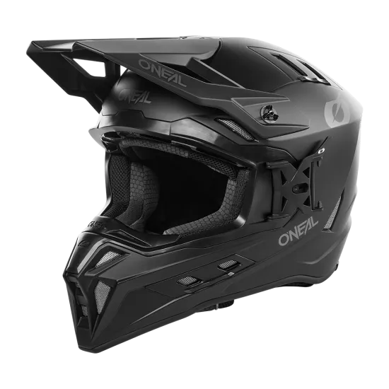 Ендуро каска ONEAL EX-SRS SOLID BLACK V.24 - Мотокрос каски от марка ONeal