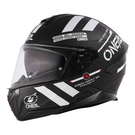 Каска O'NEAL CHALLENGER WARHAWK BLACK/WHITE/RED V.24 – стил и безопасност