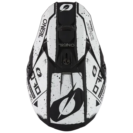 Мотокрос каска ONEAL 5SERIES SCARZ BLACK/WHITE V.24 - Мотокрос каски от марка ONeal