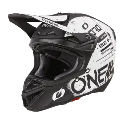 Мотокрос каска O'NEAL 5SERIES SCARZ BLACK/WHITE V.24