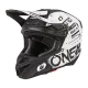 Мотокрос каска ONEAL 5SERIES SCARZ BLACK/WHITE V.24 - Мотокрос каски от марка ONeal