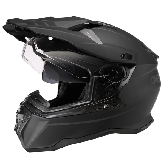 Ендуро каска ONEAL D-SRS SOLID BLACK V.24 - Мотокрос каски от марка ONeal