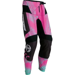 Мотокрос брич MOOSE RACING QUALIFIER PINK/TEAL