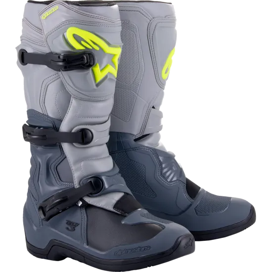 Мотокрос ботуши ALPINESTARS TECH 3 GRAY/GRAY - Мотокрос ботуши от марка Alpinestars