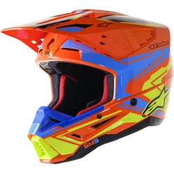 Мотокрос каска ALPINESTARS SM5 ACT 2 OR/C/Y