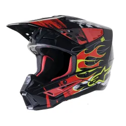 Мотокрос каска ALPINESTARS SM5 RASH RED/G