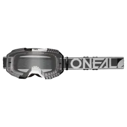 Мотокрос очила O'NEAL B-10 DUPLEX GRAY/WHITE/BLACK - CLEAR V.24