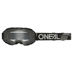 Мотокрос очила O'NEAL B-10 SOLID BLACK - CLEAR V.24