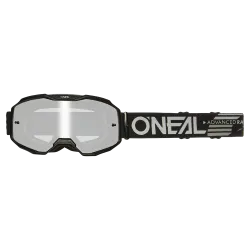 Мотокрос очила O'NEAL B-10 SOLID BLACK - SILVER MIRROR V.24