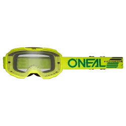 Мотокрос очила O'NEAL B-10 SOLID NEON YELLOW - CLEAR V.24