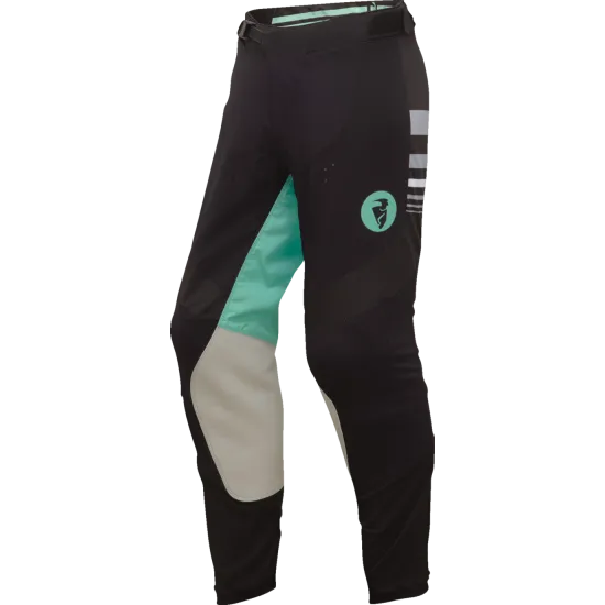 Дамски мотокрос брич THOR PRIME BLAZE BLACK/TEAL - Мотокрос брич от марка Thor