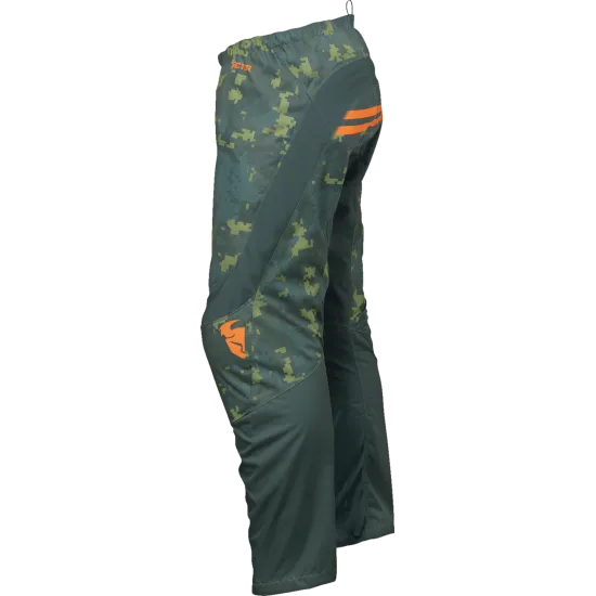 Мотокрос брич THOR SECTOR DIGI GREEN/ORANGE - Мотокрос брич от марка Thor