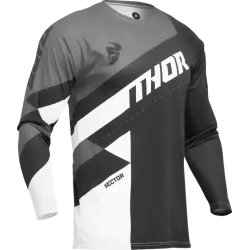 Мотокрос джърси THOR SECTOR CHECKER BLACK/GRAY