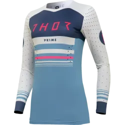 Дамско мотокрос джърси THOR PRIME BLAZE LIGHT BLUE