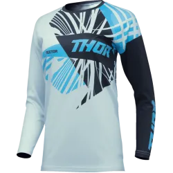 Дамско мотокрос джърси THOR WOMEN'S SECTOR SPLIT LIGHT BLUE