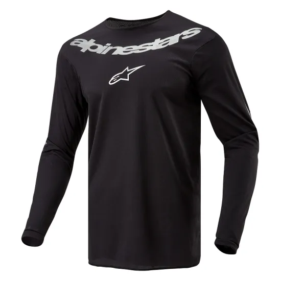 Мотокрос джърси ALPINESTARS F-GRAPH BLK/SILV - Мотокрос джърси от марка Alpinestars