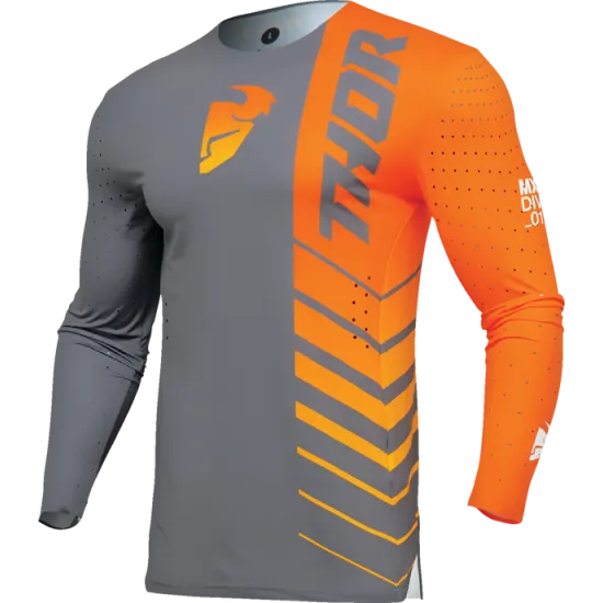 Мотокрос джърси THOR PRIME ANALOG GRAY/ORANGE - Мотокрос джърси от марка Thor