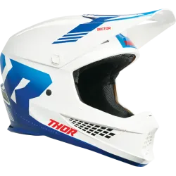 Мотокрос каска THOR SECTOR 2 CARVE WHITE/BLUE