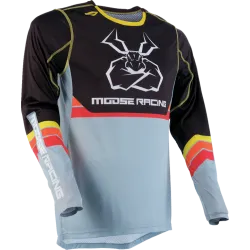 Мотокрос блуза MOOSE RACING AGROID GRAY/YELLOW