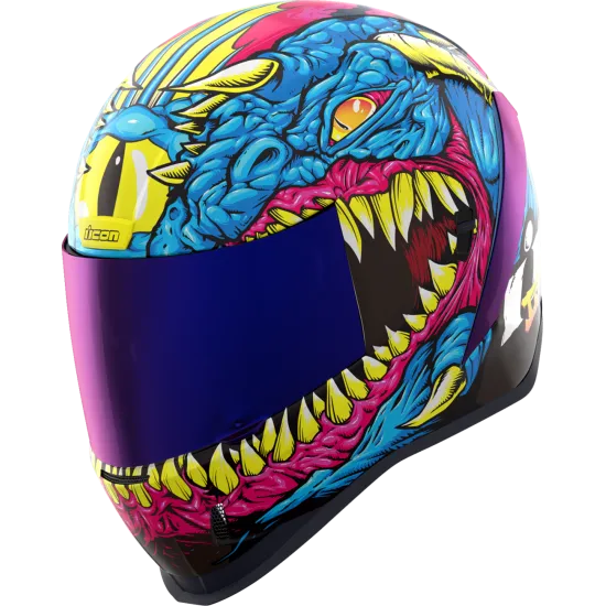 Каска ICON Airform™ Kryola Kreep MIPS® BL с 3D графики и Dropshield™