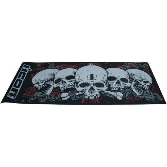 Работен килим ICON Absorbent Pit Pad LG SKULL - Мото гараж от марка ICON