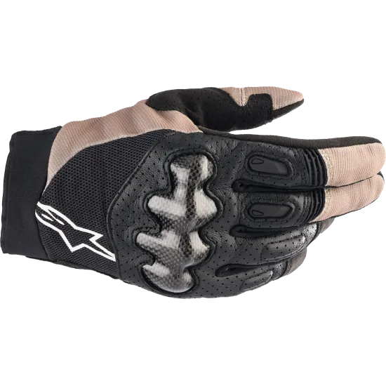 РЪКАВИЦИ ALPINESTARS MEGAWATT ST/BLK - Текстилни ръкавици за мотор от марка Alpinestars