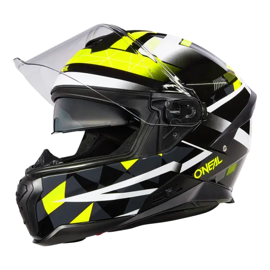Каска O'NEAL CHALLENGER EXO BLACK/GRAY/NEON YELLOW V.24 с ABS коруба и модерна вентилация