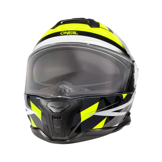 Каска O'NEAL CHALLENGER EXO BLACK/GRAY/NEON YELLOW V.24 с ABS коруба и модерна вентилация