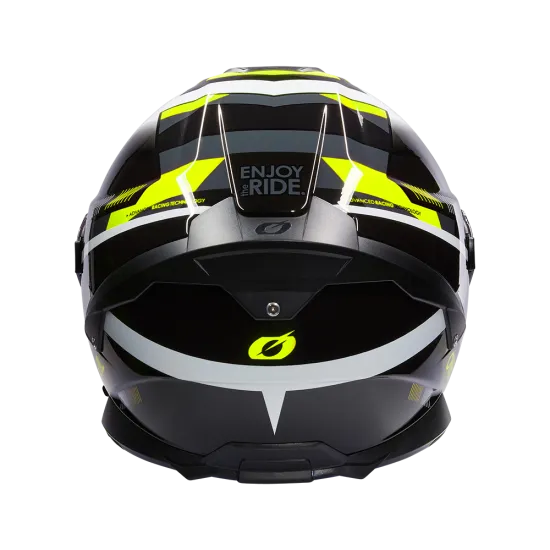 Каска O'NEAL CHALLENGER EXO BLACK/GRAY/NEON YELLOW V.24 с ABS коруба и модерна вентилация