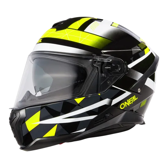 Каска O'NEAL CHALLENGER EXO BLACK/GRAY/NEON YELLOW V.24 с ABS коруба и модерна вентилация