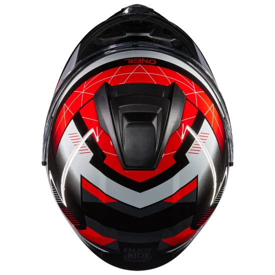 Каска O'NEAL CHALLENGER EXO BLACK/GRAY/RED V.24 с ABS коруба и модерна вентилация