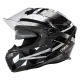 Каска O'NEAL CHALLENGER EXO BLACK/GRAY/WHITE V.24 с Bluetooth съвместимост и оптимизирана вентилация